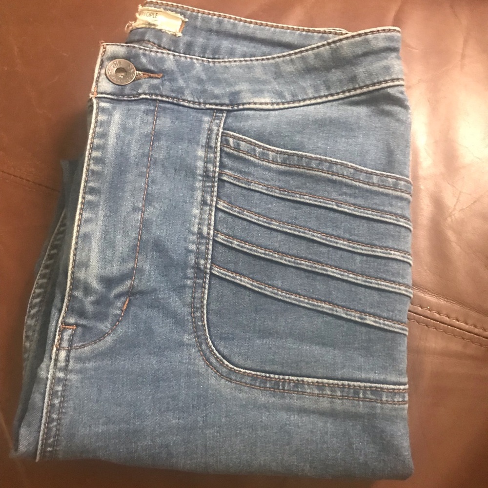 Free People High Wasted Jeans